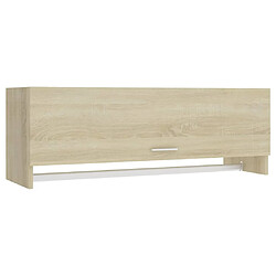 vidaXL Garde-robe chêne sonoma 100x32,5x35 cm bois d'ingénierie