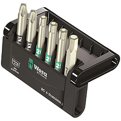 Etui de 6 embouts Bit-Check Inox WERA WERK 05073634001