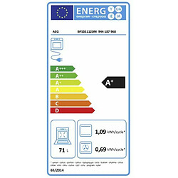 Four à pyrolyse AEG 71 L 3000W A+ 71 L (Reconditionné B)