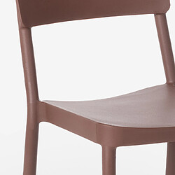 Ahd Amazing Home Design Chaise au design moderne pour cuisine bar restaurant et jardin Liner, Couleur: Marron pas cher