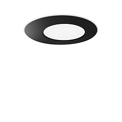 Ideal Lux Plafonnier Décoratif LED Intégré Noir 1850Lm 3000K