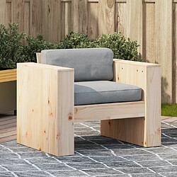 vidaXL Canapé de jardin 79x60x62 cm bois de pin massif