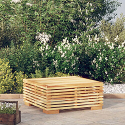 vidaXL Table basse de jardin 69,5x69,5x31 cm Bois massif de teck