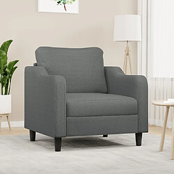 Maison Chic Fauteuil Relax pour salon | Fauteuil Gris foncé 60 cm Tissu -GKD30027