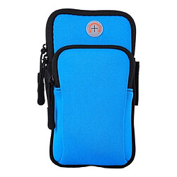 Wewoo Brassard 2 Pcs Sport Étanche Téléphone Housse Etui Sac Pour 4 - 6 pouces Téléphones (Bleu)