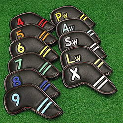 Acheter 11x Golf Iron Headcover Anti- Head Cover Protector Protection 4-9, A ~ LW