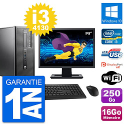 PC Tour HP 600 G1 Ecran 19" Intel i3-4130 RAM 16Go Disque 250Go Windows 10 Wifi · Occasion 