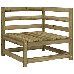 Avis vidaXL Salon de jardin 2 pcs bois de pin imprégné