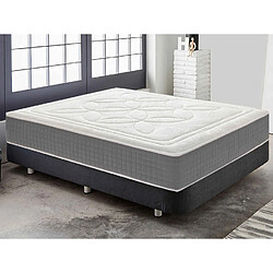 Materassi&Doghe Matelas 90x200 à mémoire de forme - AMOVIBLE - Hauteur 29 cm - Orthopédique - Anatomique - Antibactérien - Anti-acarien - Élastique et indéformable - 100% Made in Italy