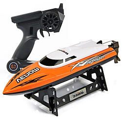 Universal UDI001 33CM 2.4G RC Bateau 20 km/h Vitesse maximale avec système de refroidissement à eau 150 m Jouet télécommandé(Le noir) 