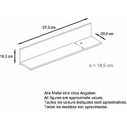 Avis Mpc Etagère Laquée Noir 97,5 Cm