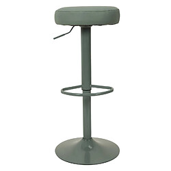 Acheter Toilinux Lot de 2 Tabourets de bar Mumford hauteur réglable en similicuir - Vert