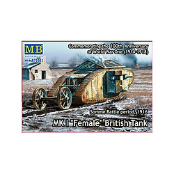 Master Box Maquette Char Mk I ""female"" British Tank Somme Battle Period 1916