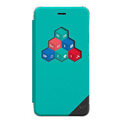 Wiko Etui Smart Wicube pour Tommy 2+ - WKPRFIBL3941 - Turquoise · Reconditionné 