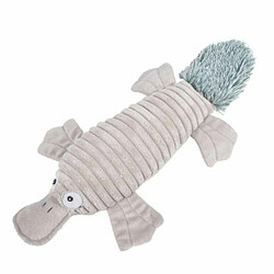 Paris Prix Peluche pour Chien Ornithorynque 38cm Gris