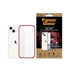 panzerglass coque transparent iphone 13 6.1" antibacterial military grade strawberry 0335