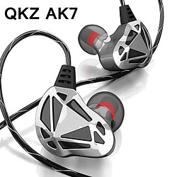 GUPBOO QKZ AK7 3.5mm casque filaire musique Hi-Fi double lecteur casque basse stéréo casque jeu sport casque avec micro