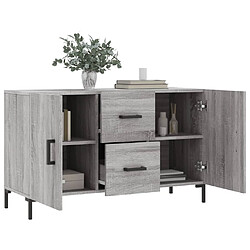 Avis vidaXL Buffet sonoma gris 100x36x60 cm bois d'ingénierie