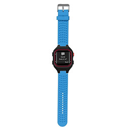 Wewoo Bracelet pour montre connectée Dragonne ajustable Garmin Forerunner 25 bleu ciel