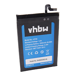 vhbw Li-Polymère batterie 5500mAh (3.8V) pour téléphone portable mobil smartphone HomTom HT50