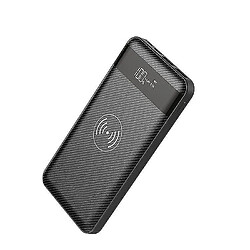 Universal YYH-QI Portable 10000mAh Chargeur de banque d'alimentation sans fil de grande capacité, charge rapide, batteries externes, 2 ports USB et 3 entrées de l'appareil, noir 