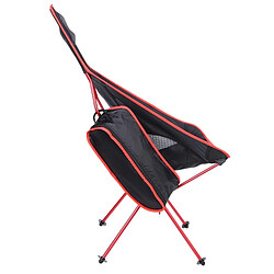 Wewoo Chaises de plage Fauteuil camping pliant portatif en plein air inclinaison dossier d'alliage d'aluminium pêche chaise