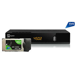 HE Pack Tivusat Decodeur TS4502 S2 CI+ HD + WE CAM Tivusat 