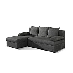 Acheter Bestmobilier Numancia - canapé d'angle réversible 4 places - convertible avec coffre - en tissu