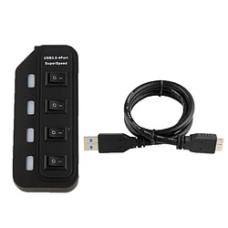 Wewoo Hub USB 3.0 4 Ports USB 3.0 HUB, Super Vitesse 5 Gbps, Plug and Play, Support 1 To pas cher