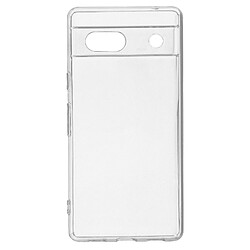 Avizar Coque pour Google Pixel 7a silicone gel flexible fine Transparent