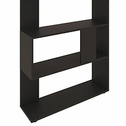 Mpc Etagère Noir 80 X 162,6 X 23,6 Cm (lxhxp) pas cher