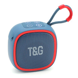 Yonis Mini Enceinte Bluetooth Portable TWS Son Puissant Autonomie Longue IPX7 Étanche Mini Enceinte Bluetooth Portable TWS IPX7 Waterproof Avec Son 3D Et 5 Modes De Lecture Bleu YONIS