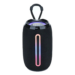 Yonis Enceinte Bluetooth Portable Son Stéréo TWS LED Mini Enceinte Bluetooth 5.3 TWS Son Stéréo 360° Haut-Parleur Portable Noir YONIS