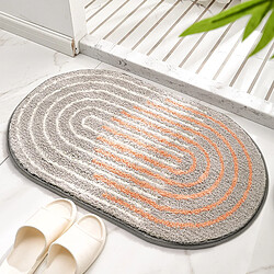 LUUCOZK Tapis de bain antidérapants absorbants à séchage rapide, décoration de salle de bain, motif 2-50x80cm