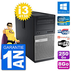 PC Tour Dell 9020 Intel Core i3-4130 RAM 8Go Disque Dur 250Go Windows 10 Wifi · Occasion 