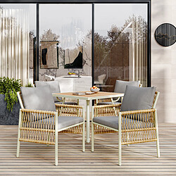 Ensemble table & chaises