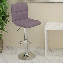 vidaXL Tabouret de bar Taupe Tissu