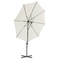 Avis Maison Chic Parasol Jardin | Parasol avec base portable Sable - GKD18481