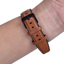 Avis Bracelet Premium SiliconLeather pour Phonecare para Honor Watch GS 4 - Noir