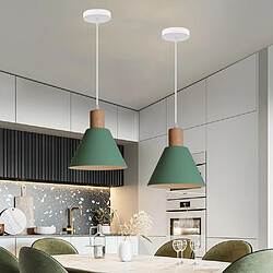 Avis Stoex Suspension Lustre de Style Rétro Lustre Moderne Plafonnier Nordique Minimaliste (Vert) Pour Luminaires D'Intérieur, Ferme, Café, Bar, Cuisine