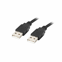 Câble USB Lanberg CA-USBA-20CU-0010-BK Noir 1 m 