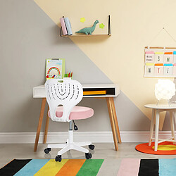 Avis Chaise pivotante pour des enfants KIDDY TOP W Rose hjh OFFICE