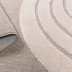 Jardindeco Tapis intérieur en polyester Fantine arc en ciel 150 x 80 cm.