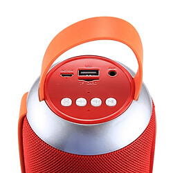 Wewoo Enceinte Bluetooth rouge pour iPhone, Samsung, HTC, Sony et autres Smartphones Haut-parleur portable pas cher