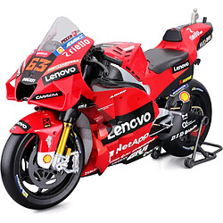 Maisto Moto GP 2022 Ducati Desmosedici Lenovo Modèle Réduit à l'Échelle 1/6 Rouge