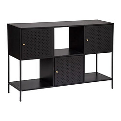 Atmosphera, Createur D'Interieur Buffet Nelia 3 portes Noir - ATMOSPHERA