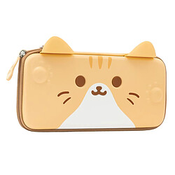 Étui De Transport Mignon Patte De Chat Compatible Avec Nintendo Switch Slim Style Jaune