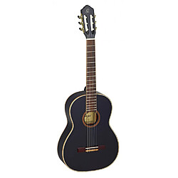 Ortega R221 - Guitare classique 4/4 - Noir brillant (+housse) 