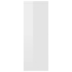 Acheter vidaXL Étagère murale Blanc brillant 45,1x16x45,1 cm Bois d’ingénierie