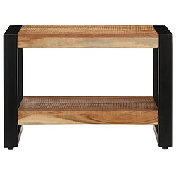 Maison Chic Table basse,Table Console Table d'appoint, Table pour salon 60 x 60 x 40 cm Bois d'acacia massif -MN38670